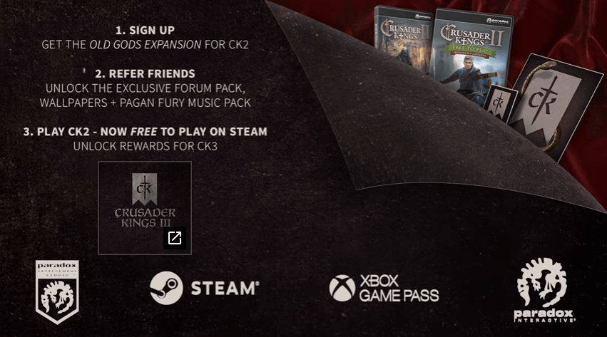 Crusader Kings III sur console ? (Xbox Game&nbsp;Pass)