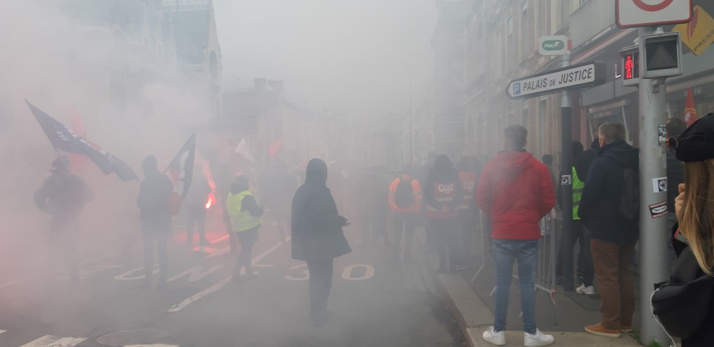 Récit de la journée de mobilisation contre la réforme des retraites à Amiens le 17 décembre&nbsp;2019