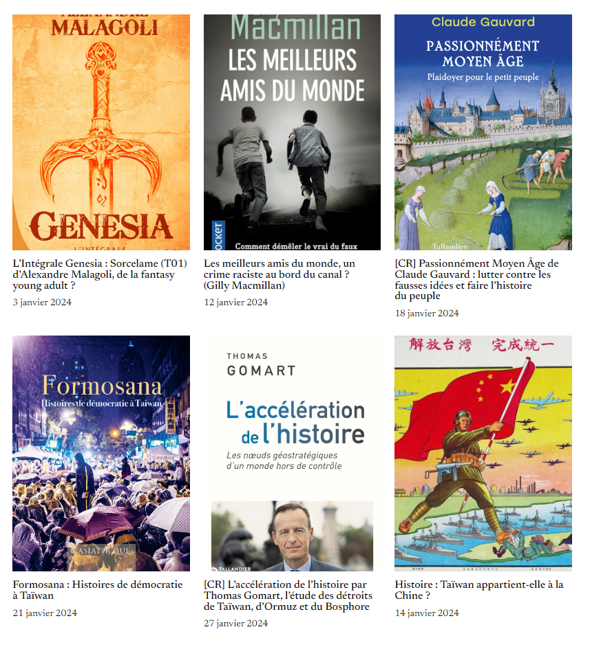 Bilan des lectures, séries, films (janvier&nbsp;2024)