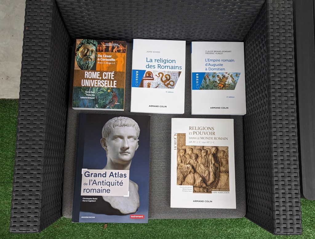 Photos de livre sur l'Antiquité romaine