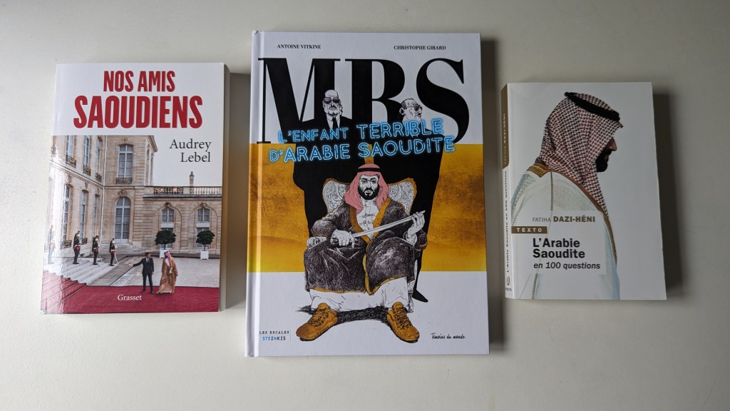 Trois livres sur l'Arabie Saoudite