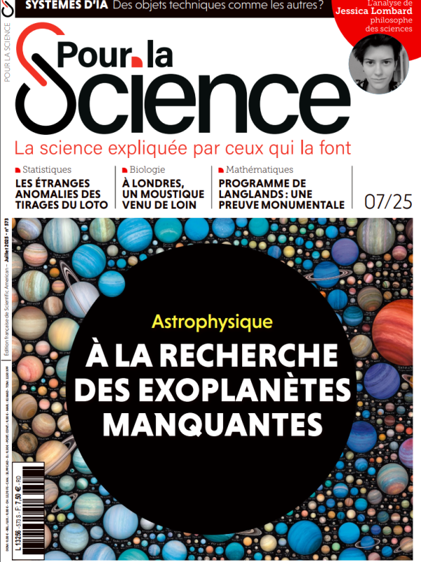 Presse – Pour la Science : Astrophysique et exoplanètes (juillet&nbsp;2025)