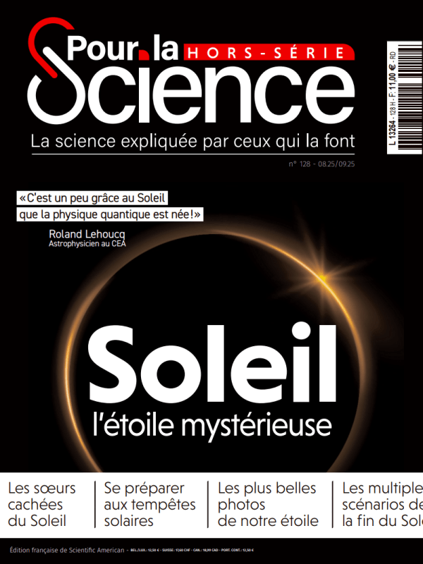 Presse – Pour la Science : Dossier sur le Soleil (août-septembre&nbsp;2025)
